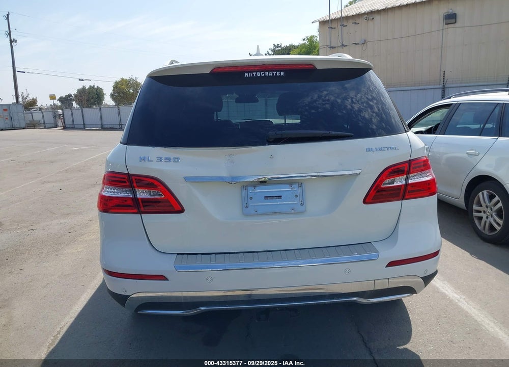 2012 MERCEDES-BENZ ML-CLASS VIN: 4JGDA2EBXCA053061