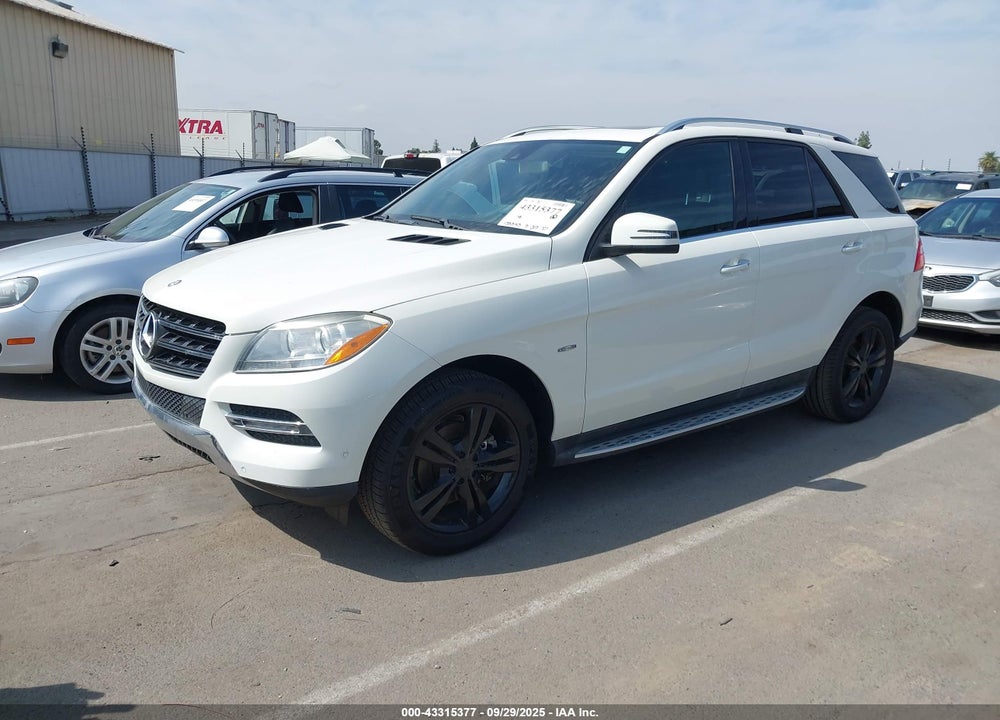 2012 MERCEDES-BENZ ML-CLASS VIN: 4JGDA2EBXCA053061