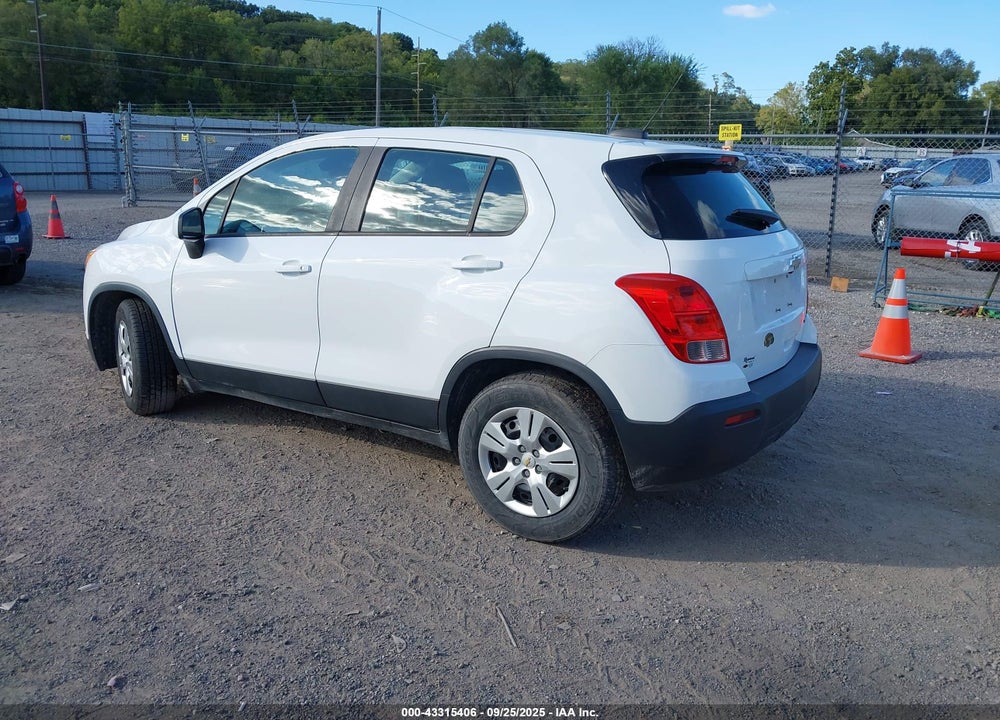 2016 CHEVROLET TRAX 1LS VIN: KL7CJKSB9GB511657