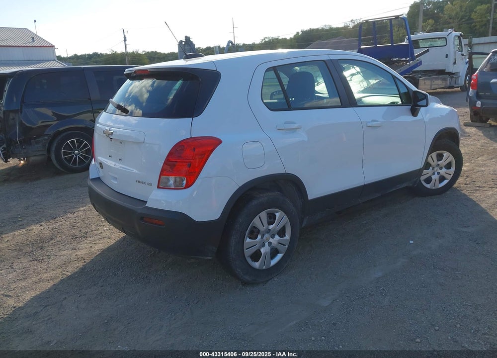 2016 CHEVROLET TRAX 1LS VIN: KL7CJKSB9GB511657