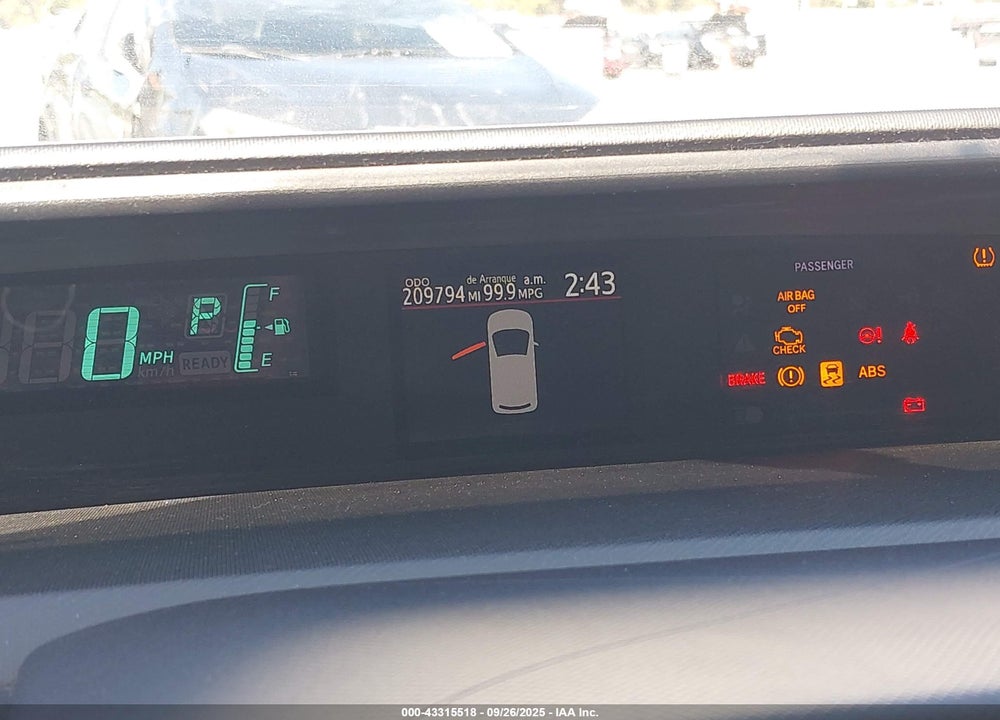 2013 TOYOTA PRIUS C THREE VIN: JTDKDTB34D1554681