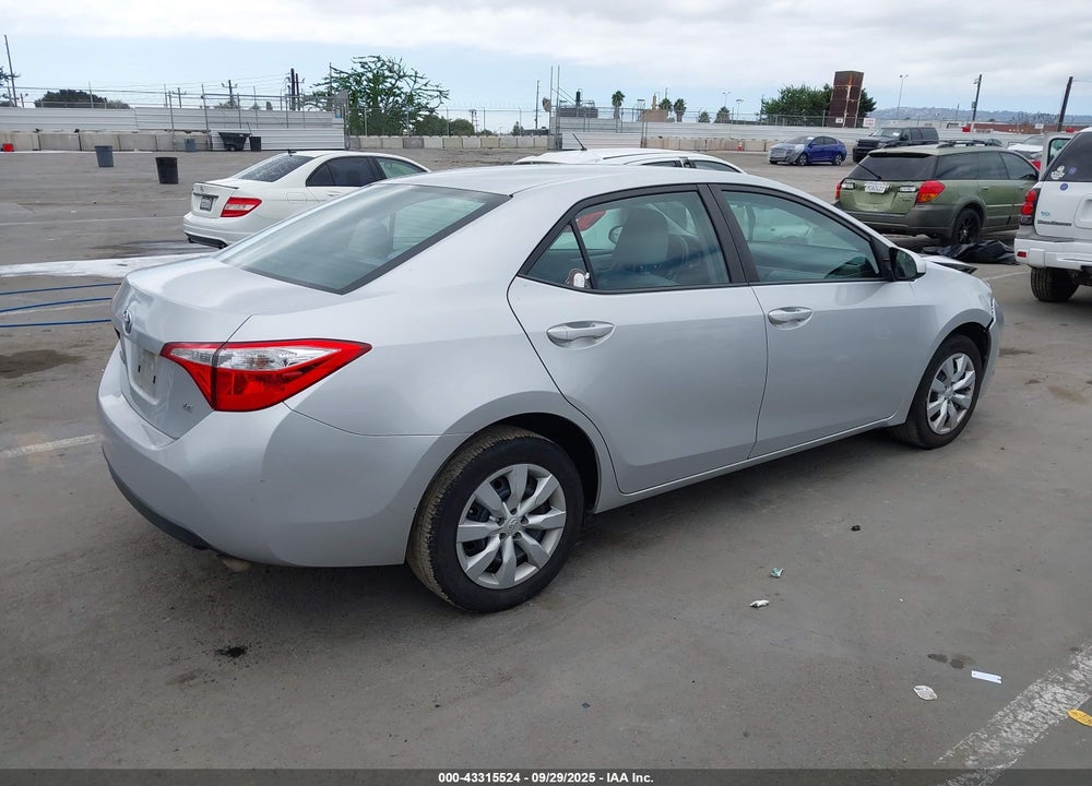 2016 TOYOTA COROLLA VIN: 5YFBURHE6GP523489