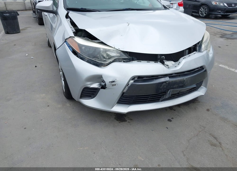 2016 TOYOTA COROLLA VIN: 5YFBURHE6GP523489