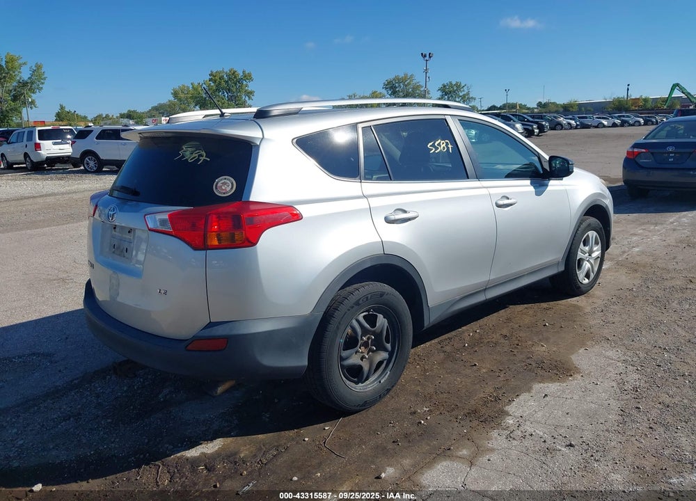 2015 TOYOTA RAV4 LE VIN: 2T3ZFREV7FW190267
