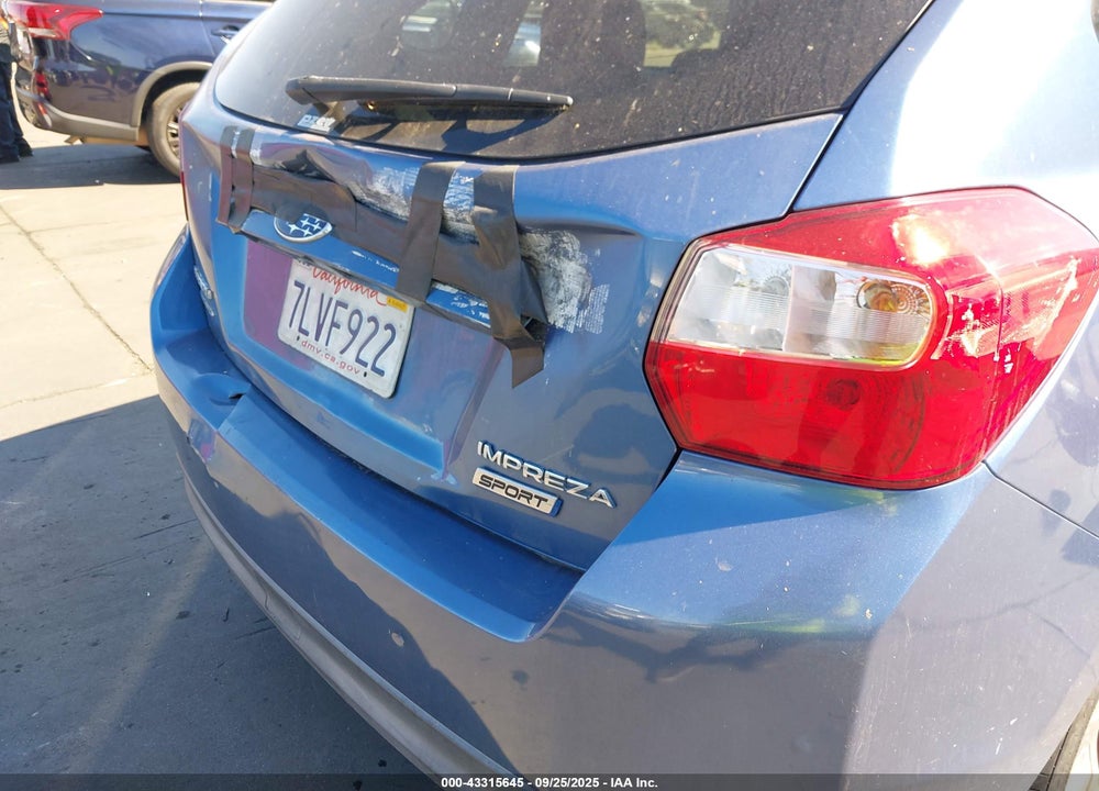 2015 SUBARU IMPREZA VIN: JF1GPAU6XFH295185