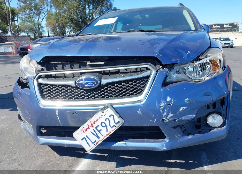 2015 SUBARU IMPREZA VIN: JF1GPAU6XFH295185