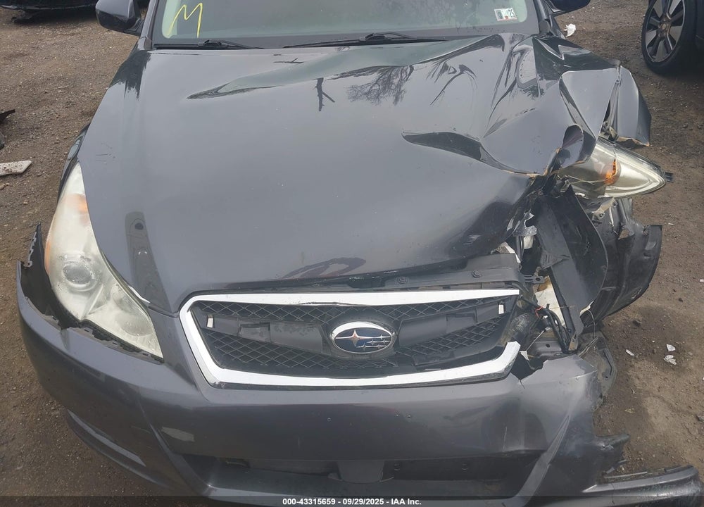 2012 SUBARU LEGACY VIN: 4S3BMBC64C3032283
