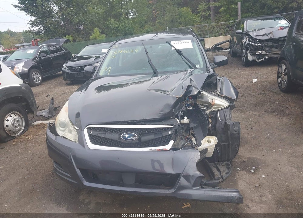 2012 SUBARU LEGACY VIN: 4S3BMBC64C3032283