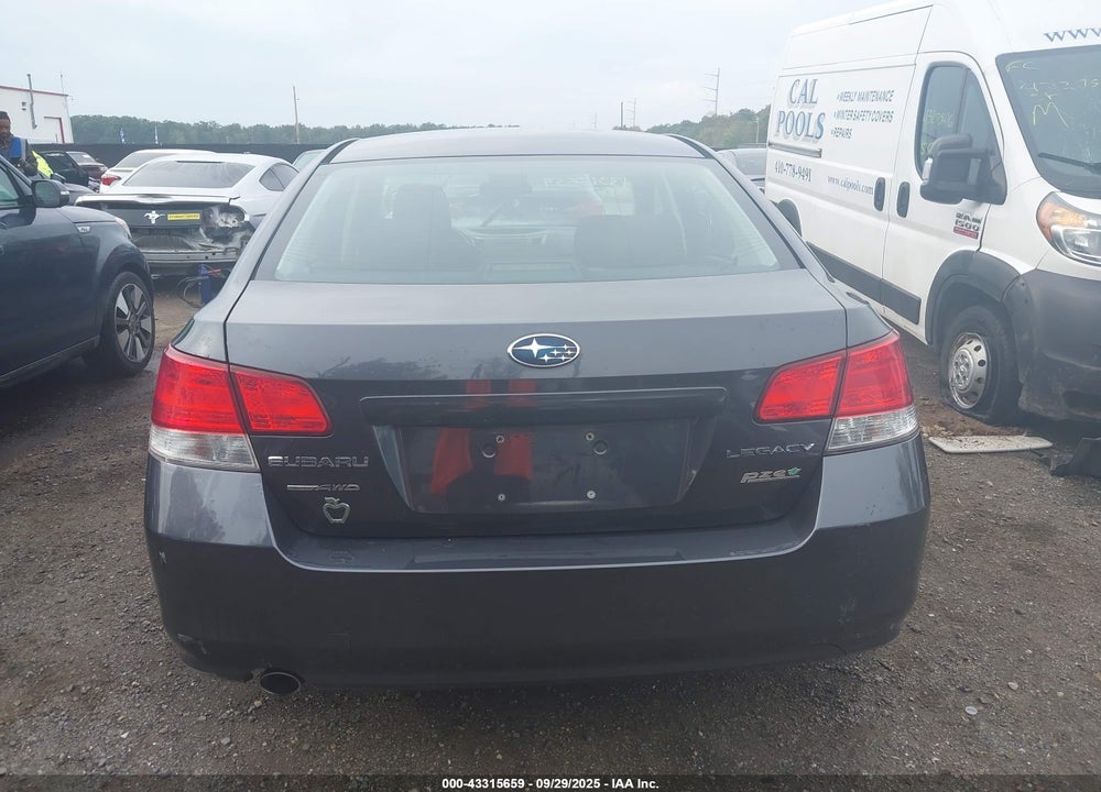 2012 SUBARU LEGACY VIN: 4S3BMBC64C3032283