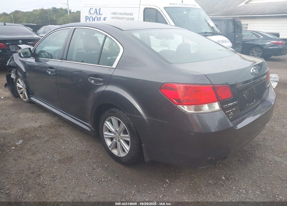 2012 SUBARU LEGACY VIN: 4S3BMBC64C3032283