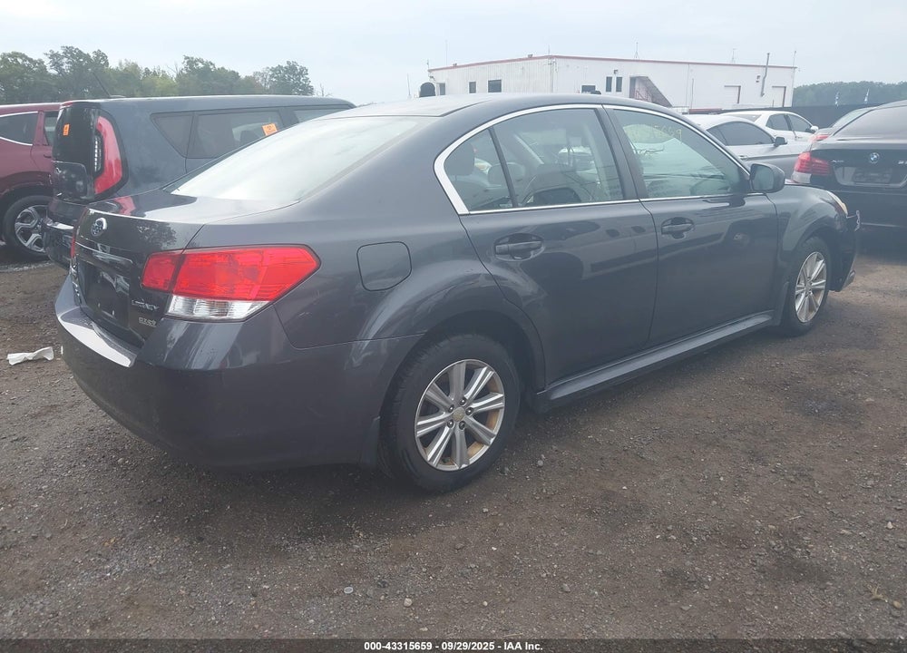2012 SUBARU LEGACY VIN: 4S3BMBC64C3032283
