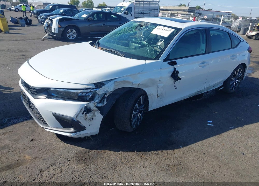 2023 HONDA CIVIC EX-L /EX-L W/O BSI VIN: 19XFL1H73PE016655