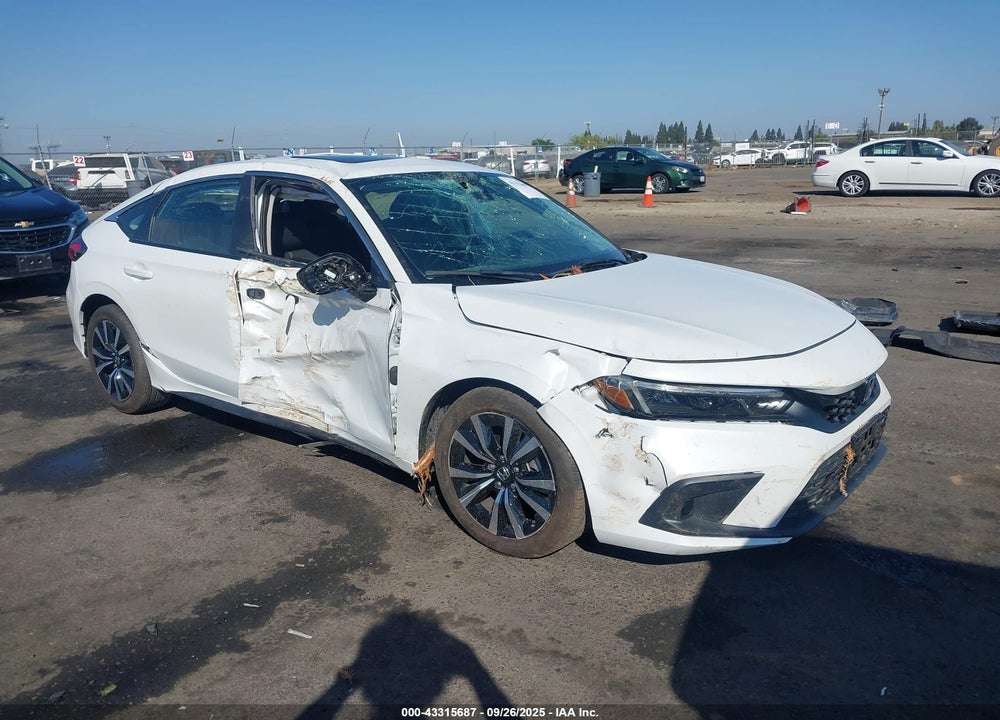 2023 HONDA CIVIC EX-L /EX-L W/O BSI VIN: 19XFL1H73PE016655