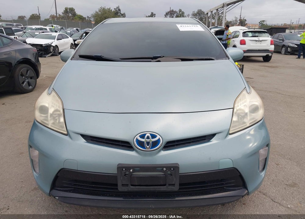 2013 TOYOTA PRIUS THREE VIN: JTDKN3DU7D5680125