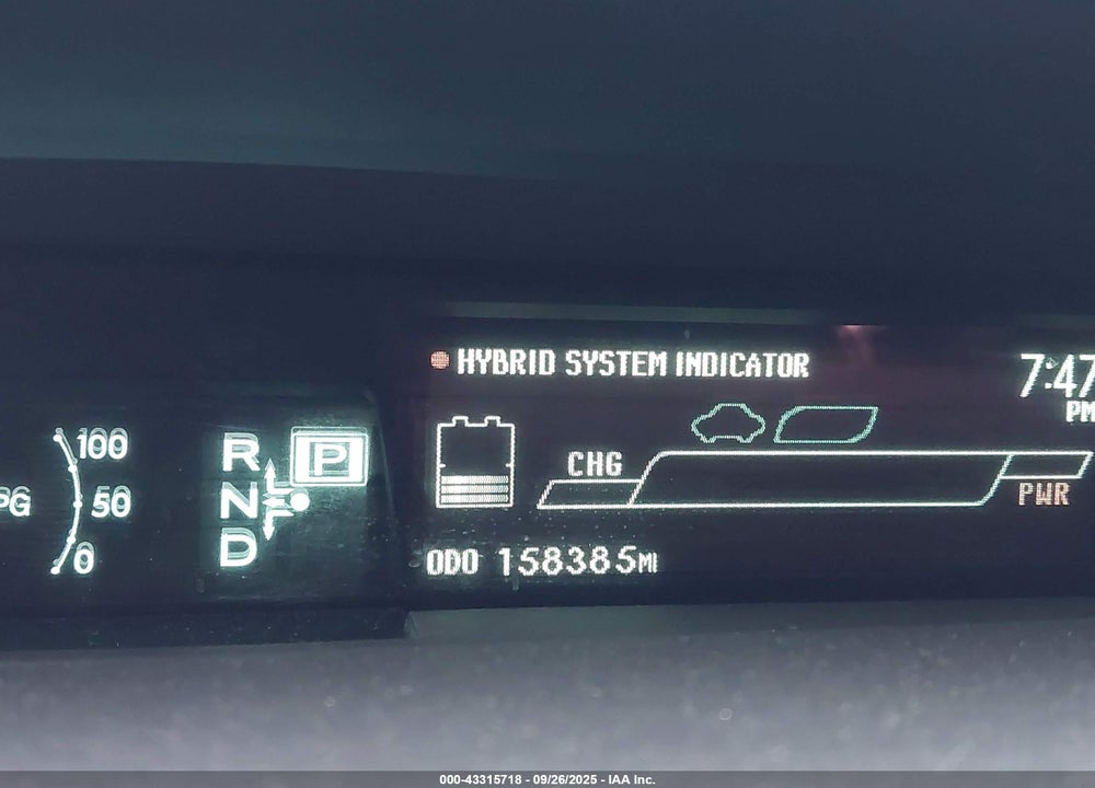 2013 TOYOTA PRIUS THREE VIN: JTDKN3DU7D5680125