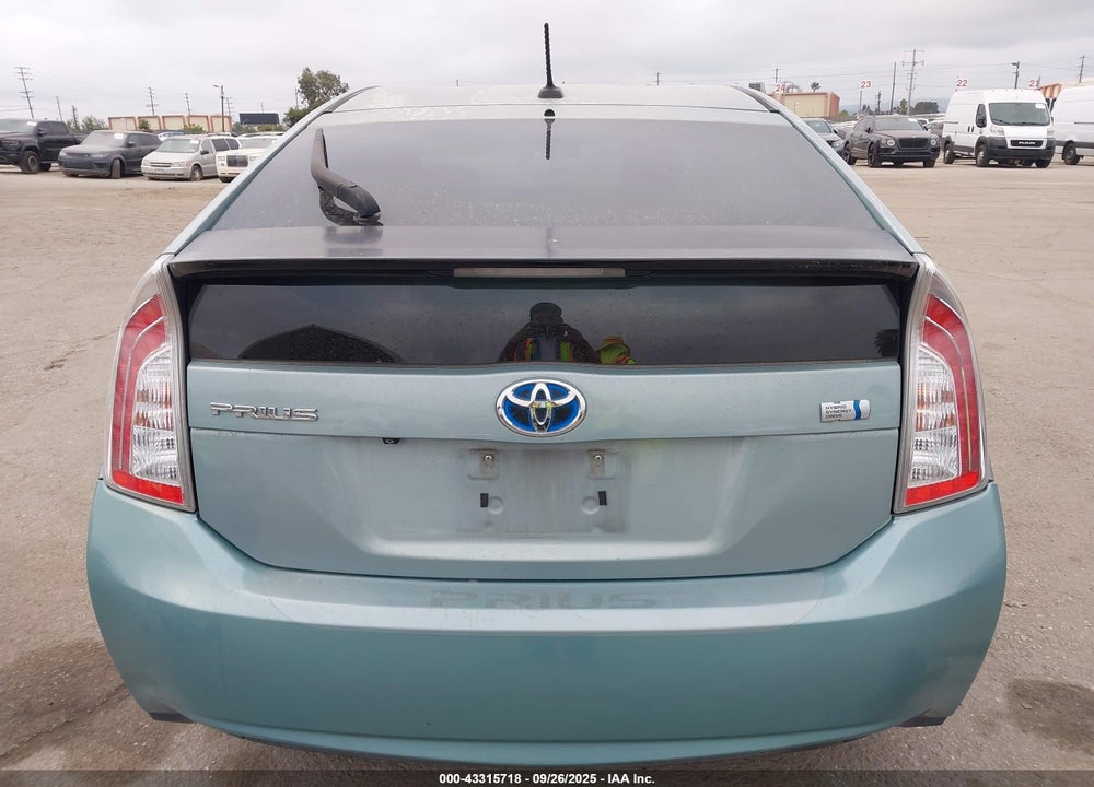 2013 TOYOTA PRIUS THREE VIN: JTDKN3DU7D5680125