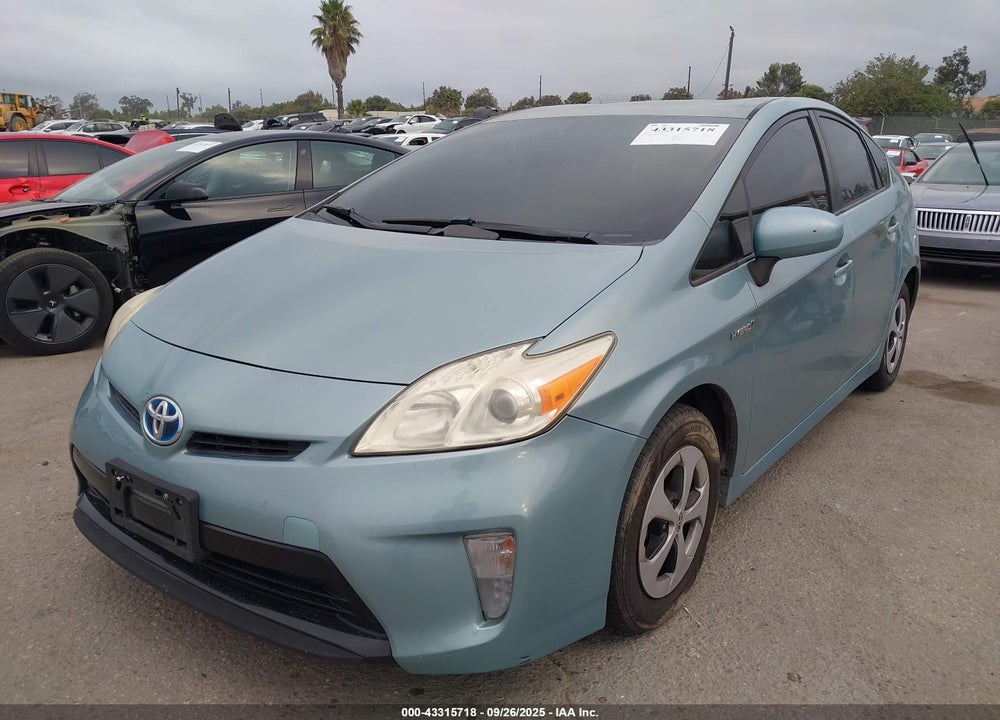 2013 TOYOTA PRIUS THREE VIN: JTDKN3DU7D5680125