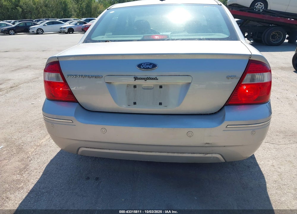 2007 FORD FIVE HUNDRED SEL VIN: 1FAHP24117G102881