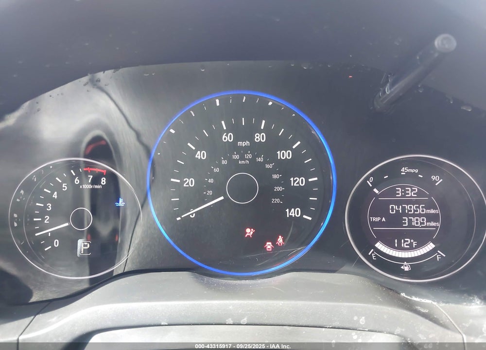 2022 HONDA HR-V VIN: 3CZRU6H1XNM760303