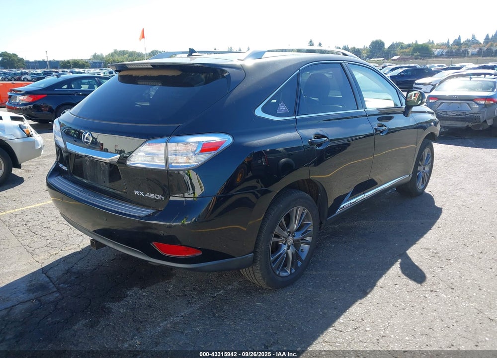 2010 LEXUS RX 450H VIN: JTJBC1BAXA2015152