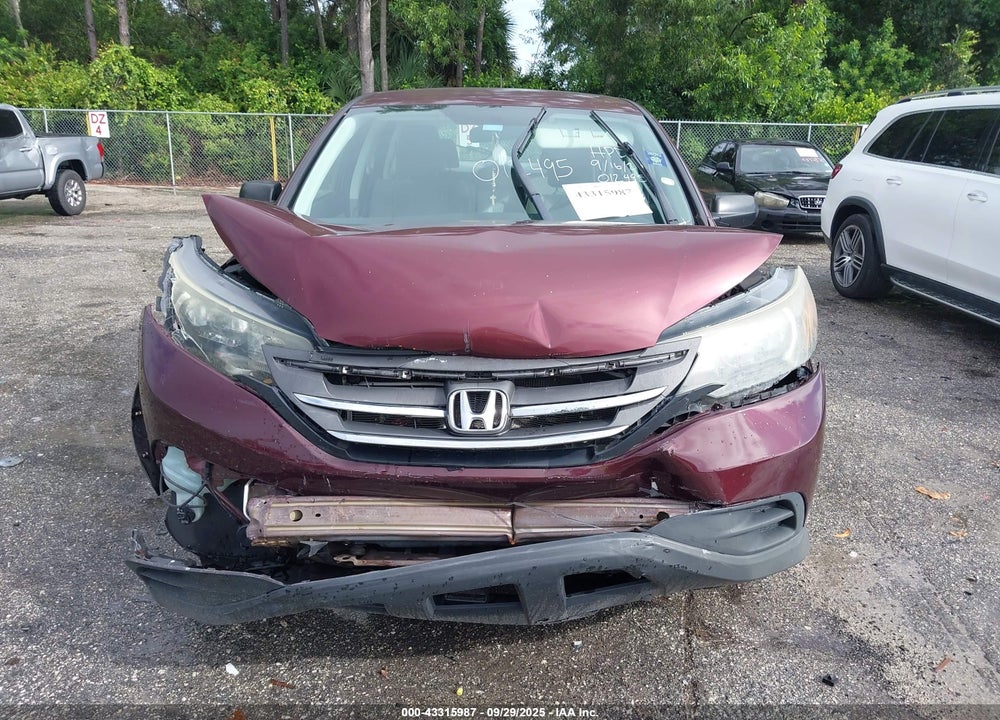 2014 HONDA CR-V LX VIN: 5J6RM3H37EL012495