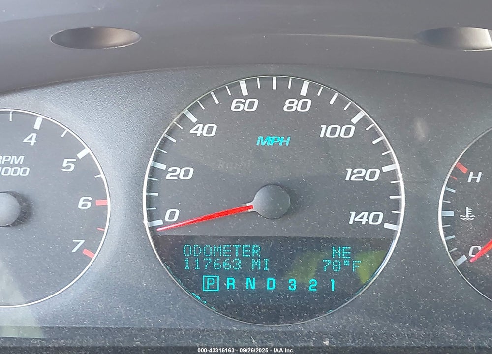 2009 CHEVROLET IMPALA LTZ VIN: 2G1WU57M391193226