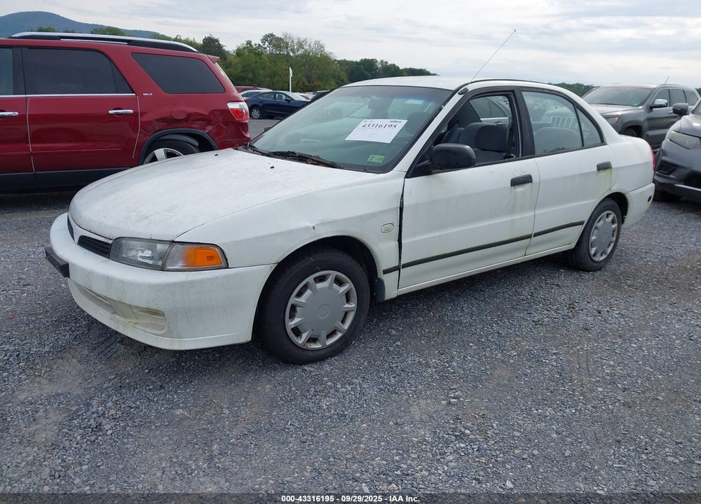 2001 MITSUBISHI MIRAGE ES VIN: JA3AY26C11U038582