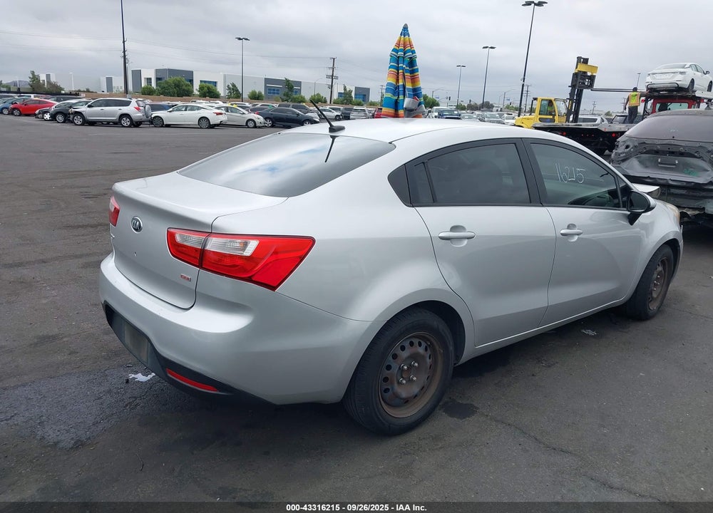 2013 KIA RIO LX VIN: KNADM4A32D6154778