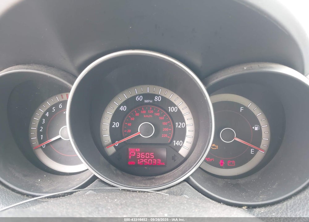 2012 KIA FORTE VIN: KNAFU4A28C5553103
