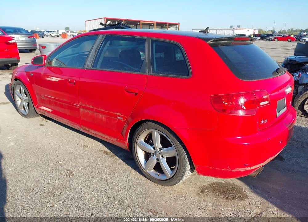2008 AUDI A3 VIN: WAUHF78P78A132686