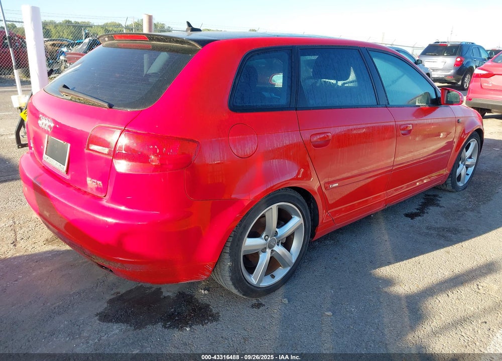 2008 AUDI A3 VIN: WAUHF78P78A132686