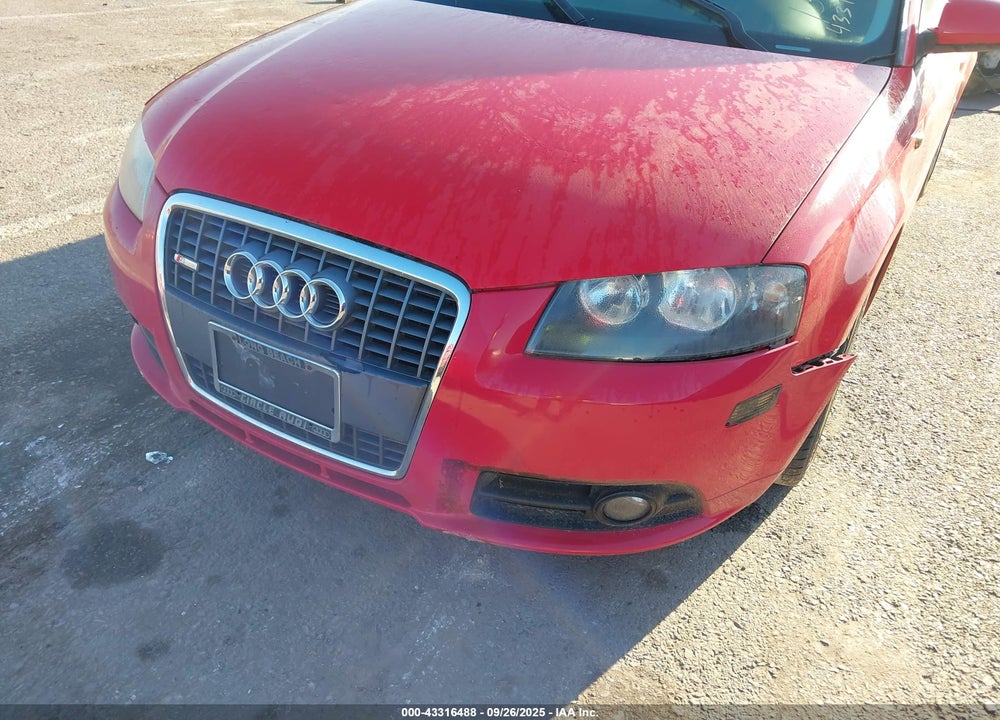 2008 AUDI A3 VIN: WAUHF78P78A132686