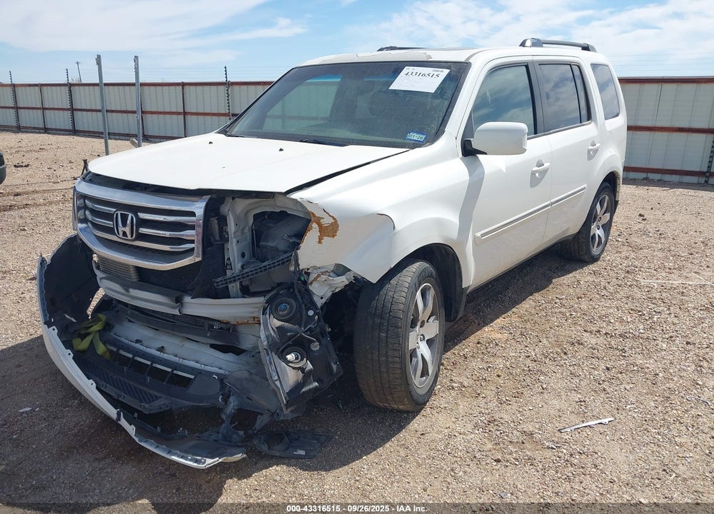 2013 HONDA PILOT TOURING VIN: 5FNYF4H92DB023184