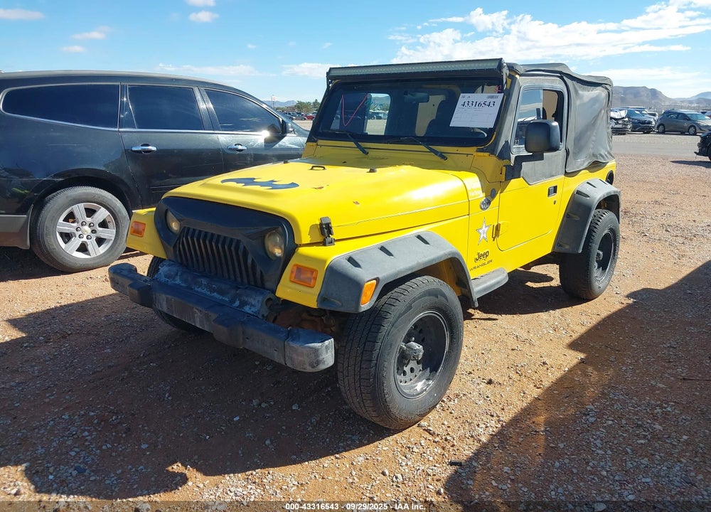 2004 JEEP WRANGLER SE VIN: 1J4FA29174P753644