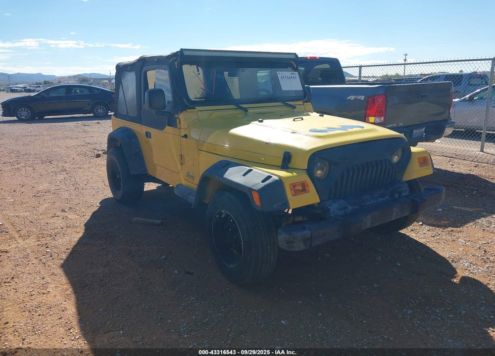 2004 JEEP WRANGLER SE VIN: 1J4FA29174P753644