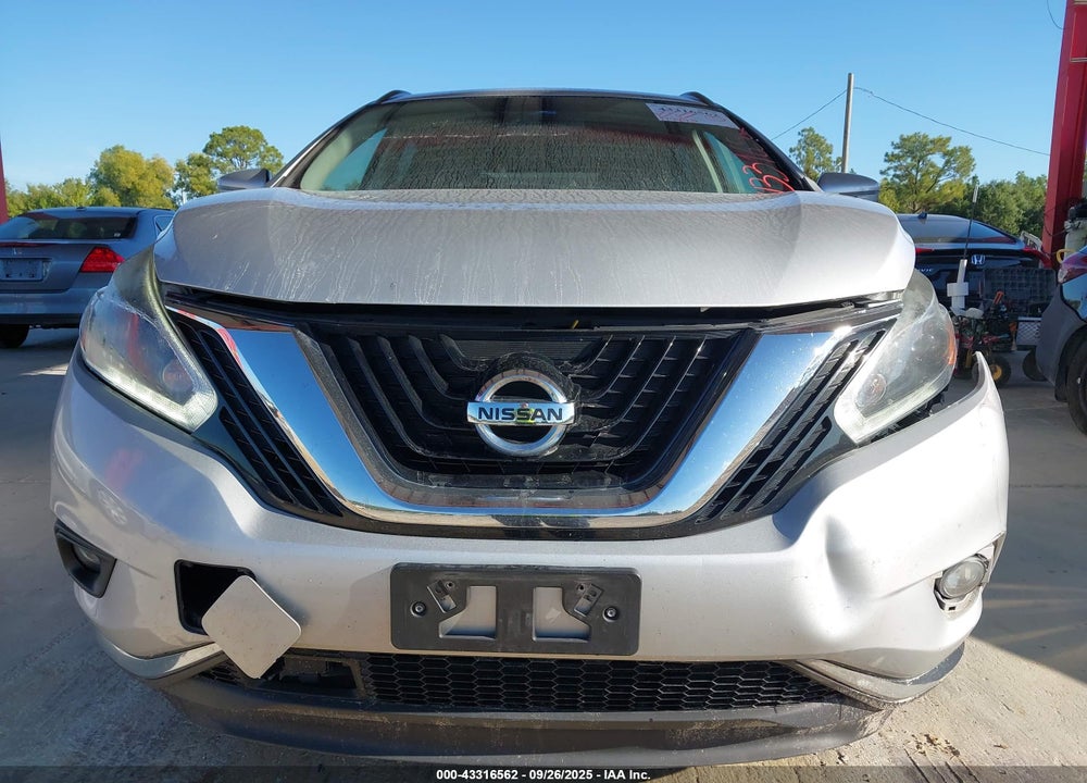 2018 NISSAN MURANO VIN: 5N1AZ2MH1JN167943