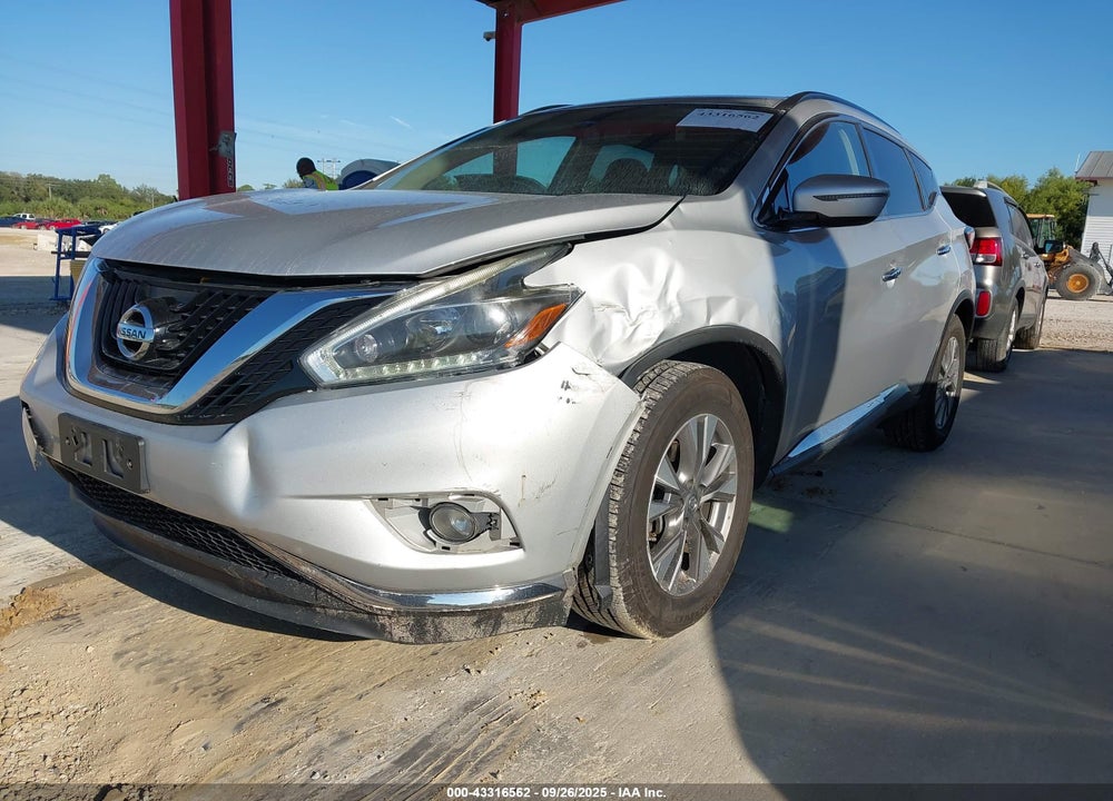 2018 NISSAN MURANO VIN: 5N1AZ2MH1JN167943