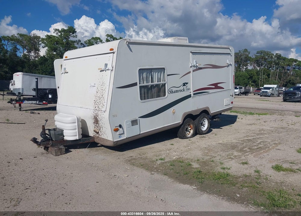 2007 FOREST RIVER SHAMROCK VIN: 4X4TFLT287D095298