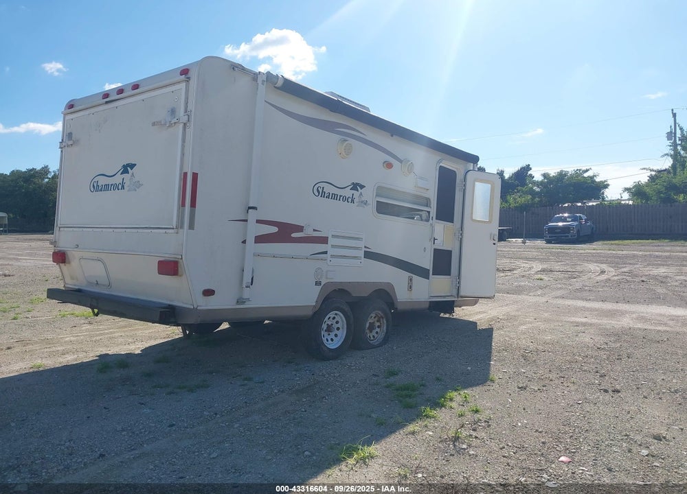 2007 FOREST RIVER SHAMROCK VIN: 4X4TFLT287D095298