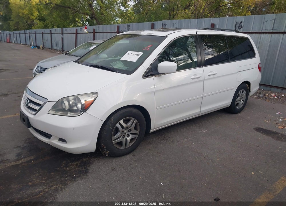2006 HONDA ODYSSEY EX-L VIN: 5FNRL38726B459932