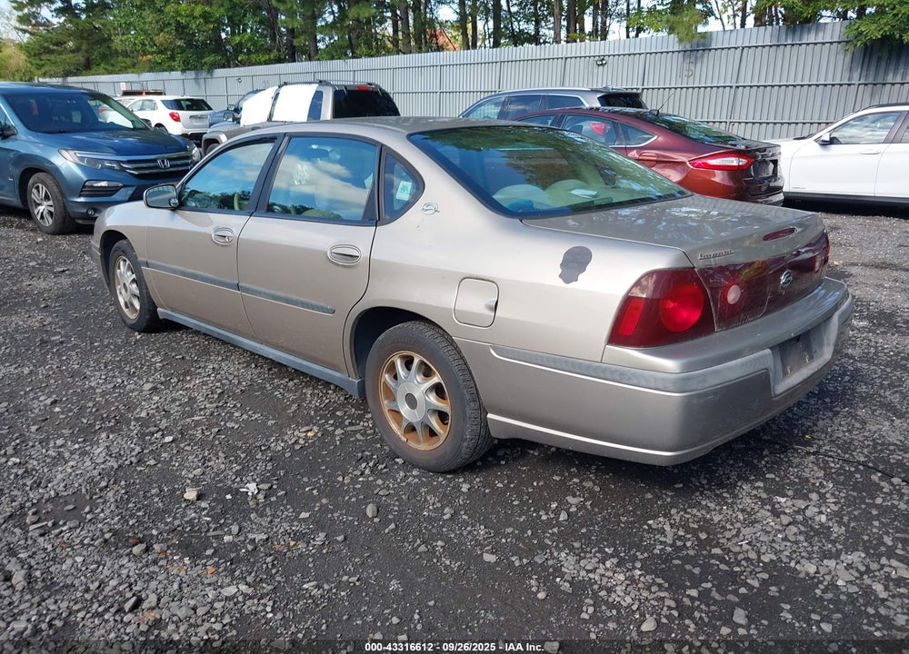 2003 CHEVROLET IMPALA VIN: 2G1WF52E139285180