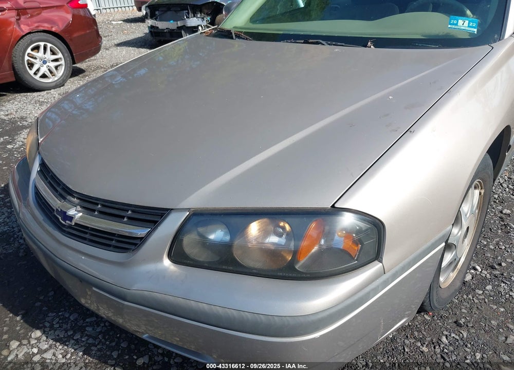 2003 CHEVROLET IMPALA VIN: 2G1WF52E139285180