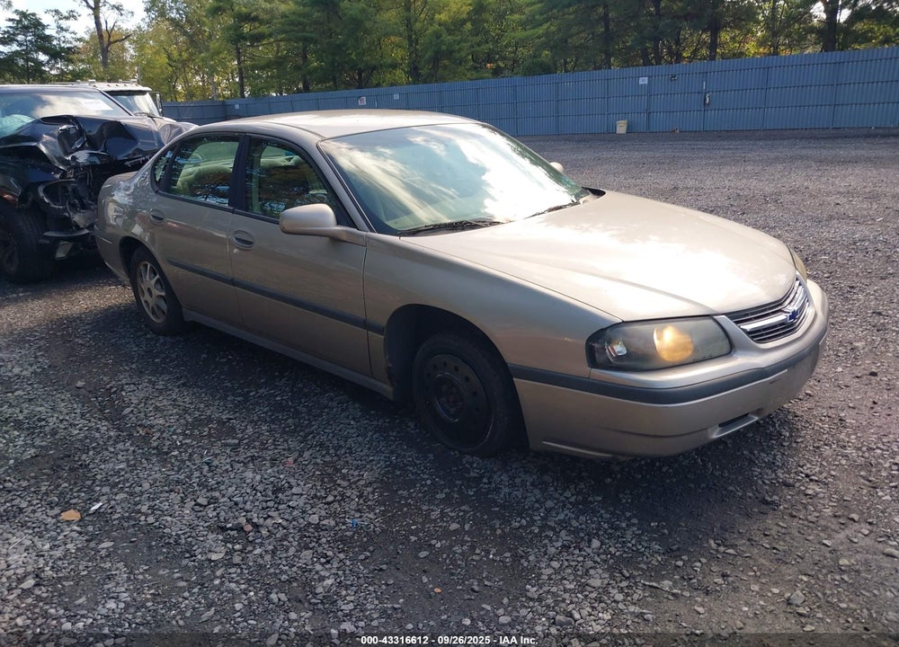 2003 CHEVROLET IMPALA VIN: 2G1WF52E139285180