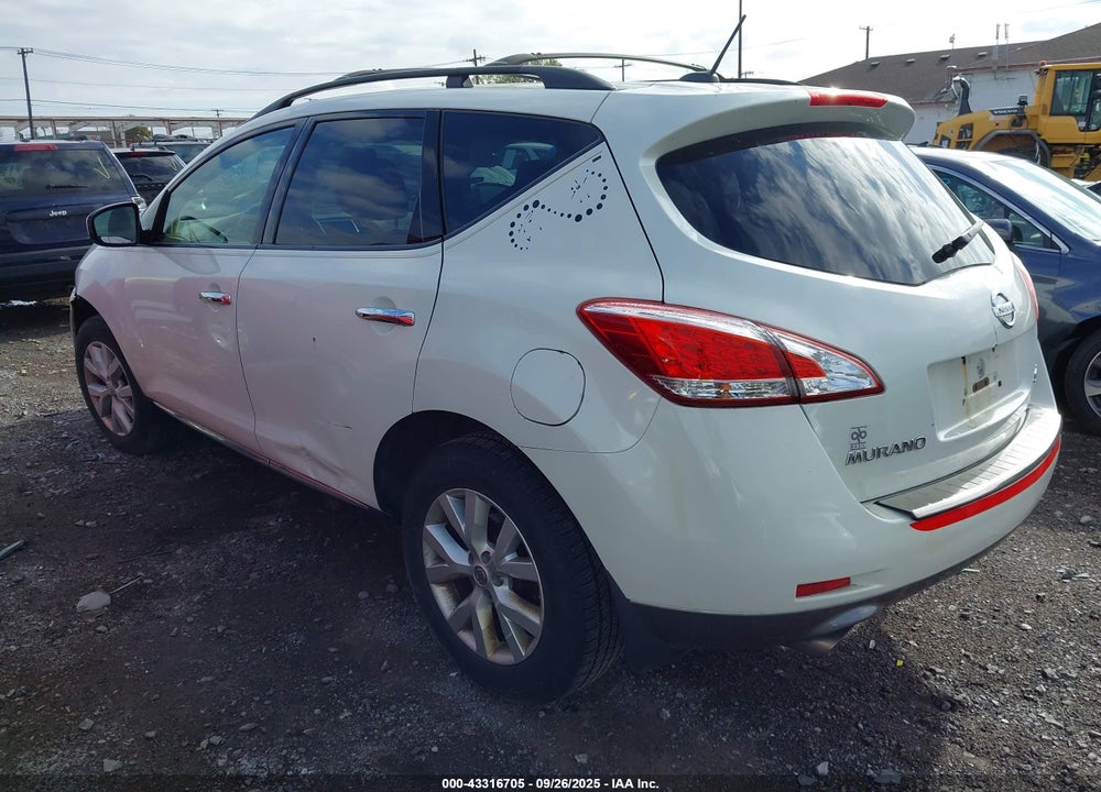 2011 NISSAN MURANO VIN: JN8AZ1MW3BW185860