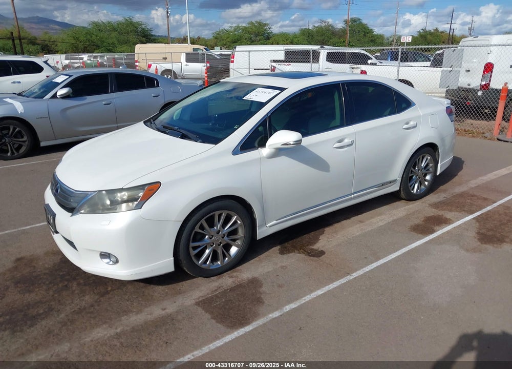 2010 LEXUS HS 250H VIN: JTHBB1BA9A2002848