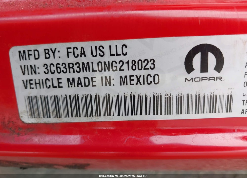 2022 RAM 3500 VIN: 3C63R3ML0NG218023