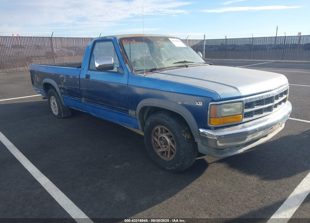 1991 DODGE DAKOTA VIN: 1B7GL26X8MS361377