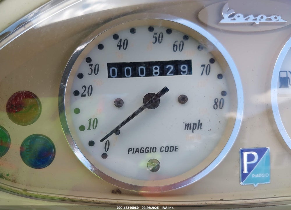 2004 VESPA M198F VIN: ZAPM198F345010783