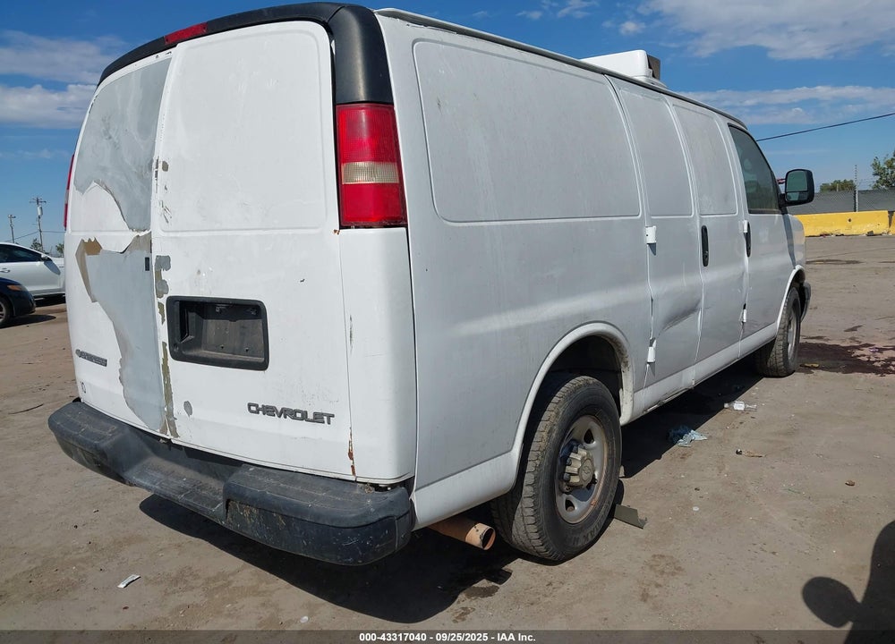 2008 CHEVROLET EXPRESS WORK VAN VIN: 1GCHG35K581154980