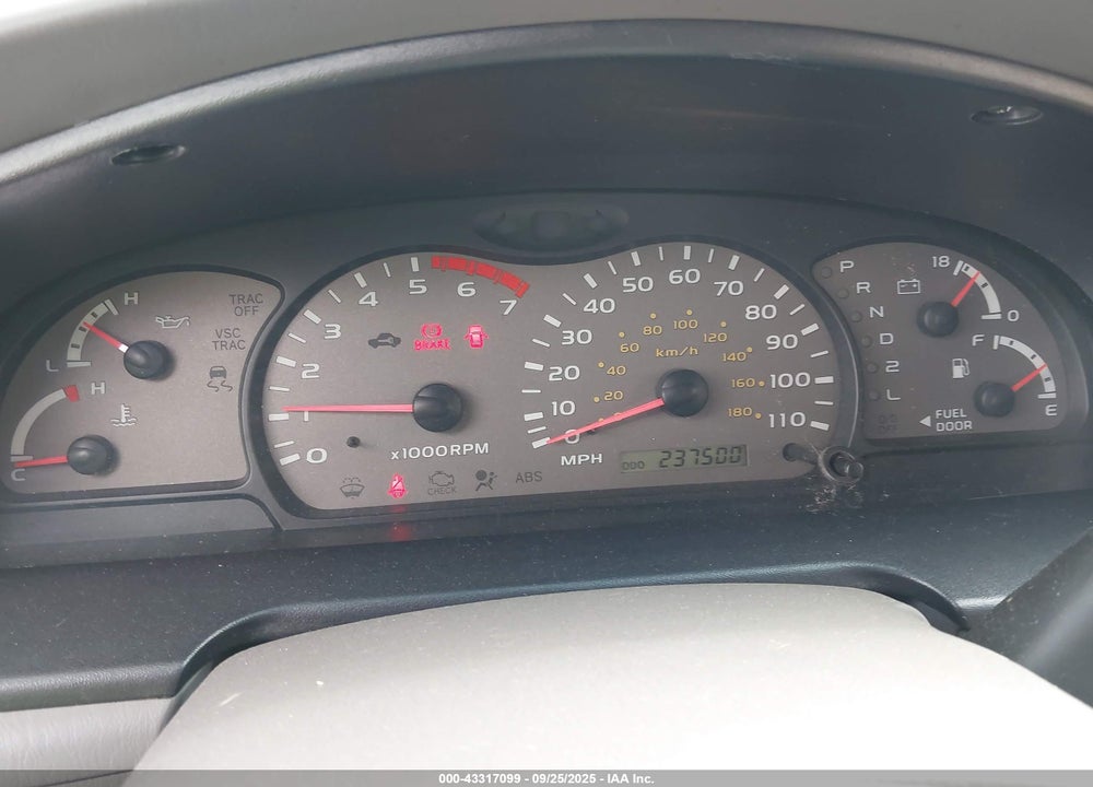 2003 TOYOTA SEQUOIA SR5 V8 VIN: 5TDZT34A23S190937